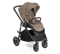 JOIE - VERSATRAX - Poussette naissance à 22 kg - Assise Réversible - Pliage 1 main - Roues Anti-Crevaison - Compatible Coque, nacelle - Habillage pluie, adaptateurs et porte-gobelet inclus - Cashew