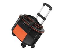 Poussettes à Tabride, Chariot pour Animaux de Compagnie Portable Case Chat Chat Cerre with Wheels Animal Valise pour Sortir TL (Orange)