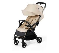 Kinderkraft Poussette canne APINO — Pliage automatique, imperméable, jusqu'à 22 kg, 7,5 kg, Beige