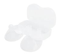 Poussettes de Mamelon en Silicone Transparent pour Allaitement - 2 Ensembles de Protège-Mamelons -Fuites avec Couvercles de pour Nouveau-Nés