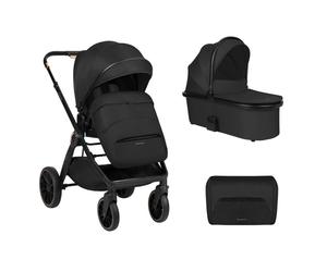 Poussettes Duos et Poussettes 2 en 1 kikkaboo Tiffany- trio- Black