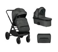 Poussettes Duos et Poussettes 2 en 1 kikkaboo Tiffany- trio- Dark Grey