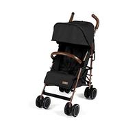 Poussettes Ickle Bubba | Technologie Compact un légère pour faciliter le transport et le stockage | UPF 50+ Capuche, protège-jambes et housse de pluie extensibles | Discovery Max, Noir/rose