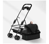 Poussettes pour chiens améliorées pour chiens de petite et moyenne taille Poussette légère pour animaux de compagnie pour chats avec dentelle pliable et détachable Poussettes pour animaux de compagn