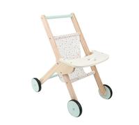Pousseur Bébé avec Roues,Pousseur Apprentissage Bois Enfant à Roues,Jouet Éducatif Jeu de Rôle Premier Pas Garçon Fille | Usage Intérieur Extérieur Salon Chambre Jardin Anniversaire