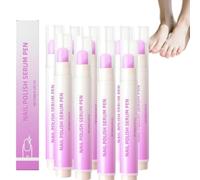 Pousseur de cuticle de stylo d'huile de cuticle pour les ongles suspendus et les ongles secs et endommagés, huile rechargeable pour hydrater et renforcer les ongles, pour réparer et nourrir (10)