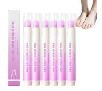 Pousseur de cuticle de stylo d'huile de cuticle pour les ongles suspendus et les ongles secs et endommagés, huile rechargeable pour hydrater et renforcer les ongles, pour réparer et nourrir (6)