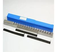 Pousseur de rainure clavette grade D, extracteur en acier HSS, pièces standard Maintenance industrielle(1/2"D)