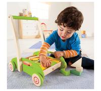 Pousseur En Bois Hape Avec Activité De Blocs