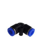 Poussez la soupape à billes à gaz connectée, Raccords de tuyaux d'air pneumatiques à connecteur rapide, bouchon en plastique 4-16mm, 10 pièces(Pv (10pcs a Lot),Use 8mm hose)