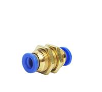Poussez la soupape à billes à gaz connectée, Raccords de tuyaux d'air pneumatiques à connecteur rapide, bouchon en plastique 4-16mm, 10 pièces(Pm (10pcs a Lot),Use 8mm hose)