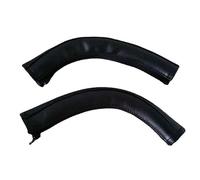 Poussez Le Manchon De Poignée De Poignée - Couvercle En Cuir PU Détachable, Rembourrage De Protection Doux | Couvercle De Guidon À Fermeture Éclair Pour Bébé Ou Poussette, Couvercle De Sangle D