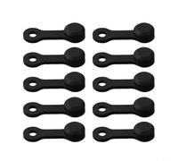 Poussière en silicone, pour buses d'huile de vélo, bouchons de vis de remplissage de graisse en caoutchouc, protecteurs imperméables, pour lubrifiant de chaîne de vélo (noir)