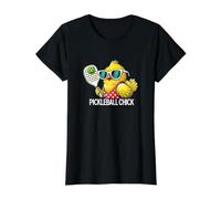 Poussin de Pickleball Mignon avec sa pagaie T-Shirt Graphique avec Valeur