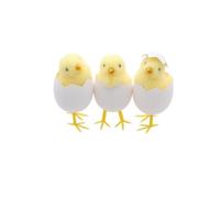 poussin jaune dans coquille oeuf 5x9cm - chaks 12705 Jaune G