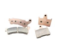 Poussinets de frein frittés compatibles à l'avant et arrière avec XL 883 L N R Iron Roadster XL 1200 T V X CX Superlow Sept Two quarante-huit modèles 2014 2021(All 2 pair)