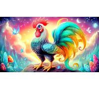 Poussins Puzzle 1000 pièces Educa Jeu D'Intelligence Décoration Intérieure Jeu éducatif Challenge Toy pour Adultes & Enfants des 14 Ans 75x50cm/1000pcs