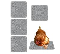 Poussions de nidification pour poulailler, pads de nidification pour poulets,Oeuf ponte des coussinets de nidification | Litière élastique lavable 4x silicone pour couvée à perchoir pose des poudres d