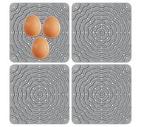 Poussions de nidification pour poulailler, pads de nidification pour poulets - Oeuf ponte des coussinets de nidification,4x litière élastique souple en silicone lavable pour la ponte des poussins de c