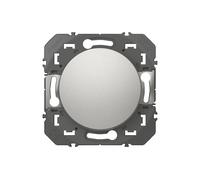 Legrand – Poussoir simple Dooxie – 6A 250V – finition aluminium – emballage blister