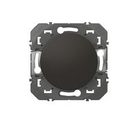 Legrand Poussoir simple Dooxie 6 A 250 V finition noir