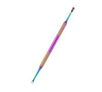 Poussoir à cuticules en plusieurs finitions pour nail art avec double tête, efficacité, durabilité, dissolvant de polissage des ongles, éplucheur, repousse-cuticules à double tête en acier inoxydable