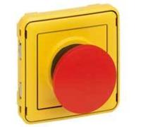 Plexo composable, une commande de coupure d'urgence étanche idéale pour les lieux humides, s'installe en encastré comme en saillie