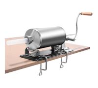 Poussoir à Saucisse 4KG - RELAX4LIFE - en INOX - Machine à Saucisse Professionnelle Horizontal Manuel -4 Tubes Différentes Tailles