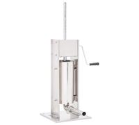 Poussoir à Saucisse Manuel 15 L Acier Inoxydable Machine de Remplissage vidaXL