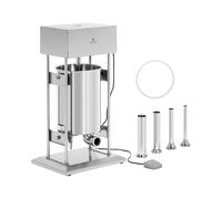 Royal Catering Poussoir à saucisses 20 l électrique avec 4 tubes de remplissage - Machine à saucisse Poussoir à saucisse professionnel