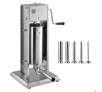 Poussoir à Saucisses Manuel-Duoku-5 L-Appareil Vertical en Acier Inoxydable-Équipé d'un Système à Double Vitesse