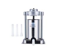 VEVOR Poussoir à Saucisses Manuel 2 L, Machine à Saucisses Verticale avec Pince de Type G, Ensacheuse Saucisse en Acier Inoxydable 304 Alimentaire, 3 Tubes de Remplissage, pour Cuisine Restaurant