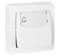 Poussoir blanc 1 poste Legrand ASL