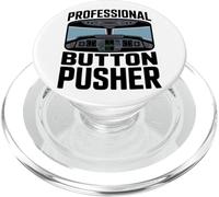 Poussoir Bouton Professionnel Pilote Humour pour aviateur PopSockets PopGrip pour MagSafe