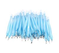 Poussoir Cuticules en Acier Inoxydable 50 Pi ces Tondeuse Double Pointe en Forme de V pour limination Pr cise des Peaux Mortes Poign e Ergonomique en Plastique