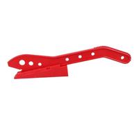 Poussoir et Bloc pour Scie de Table, Poignée Ergonomique Rouge | ABS à Surface Texturée, Prise Antidérapante, Atelier et Coupe en Série, pour Tables de Défonceuse