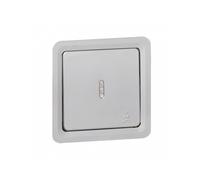 Legrand 077842 Soliroc IK10 IP55 Poussoir Inverseur Lumineux NO, 6A, 230V