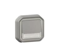 Legrand Poussoir inverseur lumineux Plexo - IP55, IK08, intérieur/extérieur, livré avec griffes