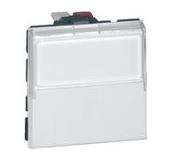 Poussoir inverseur MOSAIC avec porte étiquette LEGRAND 077043