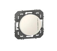 Legrand 600016 Poussoir simple avec voyant lumineux dooxie, 6A, 250V~, finition blanc