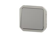 Poussoir lumineux Legrand Plexo™ gris composable