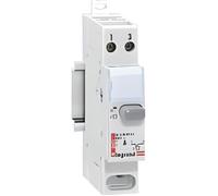 Poussoir modulaire simple fonction contact 1NO 1 module LEGRAND 412908