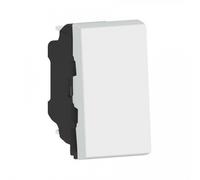 Legrand 077030L Poussoir ou Poussoir Inverseur Mosaic Easy-Led, 1 Module, 6A, 250V, Blanc