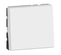 Poussoir Mosaic - 2 modules - 6A - blanc LEGRAND