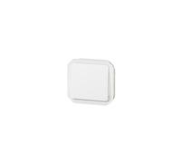 Poussoir NO étanche Plexo 10A IP55 IK08 avec enjoliveur finition blanc - 069630L - Legrand