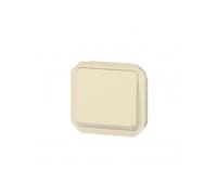 Poussoir NO-NF lumineux avec voyant étanche Plexo 10A IP55 IK08 avec enjoliveur