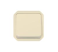 Poussoir NO-NF lumineux Plexo composable sable