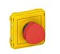 Poussoir NO+NF PLEXO à déverrouillage par quart de tour étanche composable 3A 250V - LEGRAND - 069549 Noir G