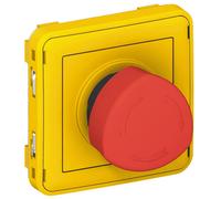 Poussoir NO+NF PLEXO à déverrouillage par quart de tour étanche composable 3 A 250 V LEGRAND 069549