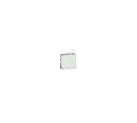 Legrand 077043L Poussoir ou Poussoir Inverseur, Porte-étiquette Mosaic Easy-led, 2 Modules, 6A, 250V, Blanc Antimicrobien